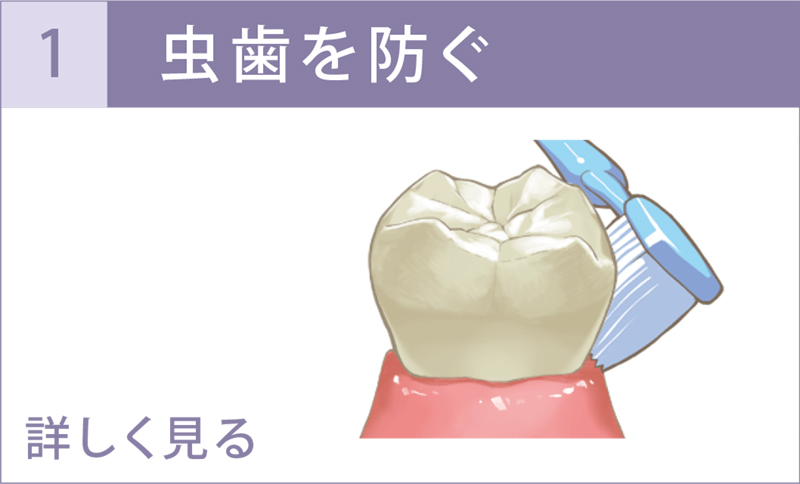 虫歯を防ぐ